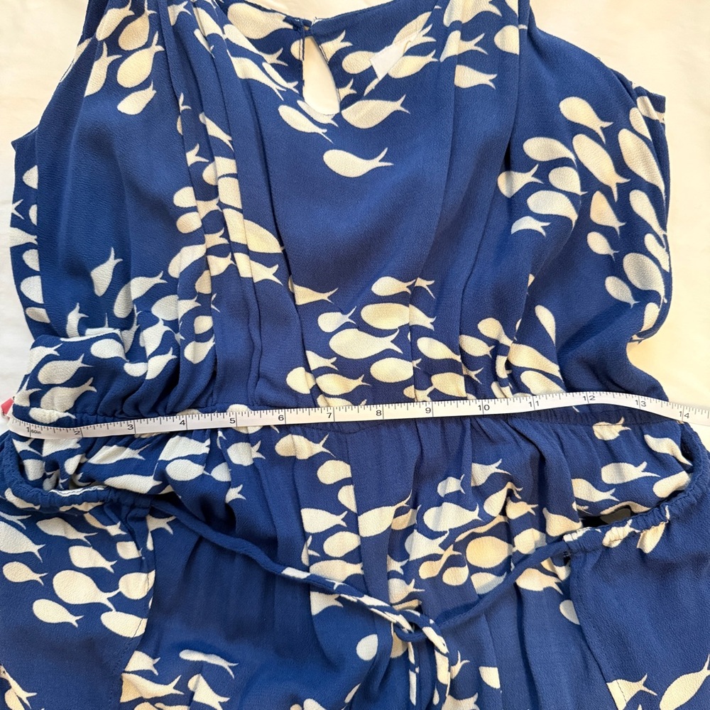 NWOT Rare Ava Sky Jumper Clara in Signature Fish Print – XS - Picture 9 of 10